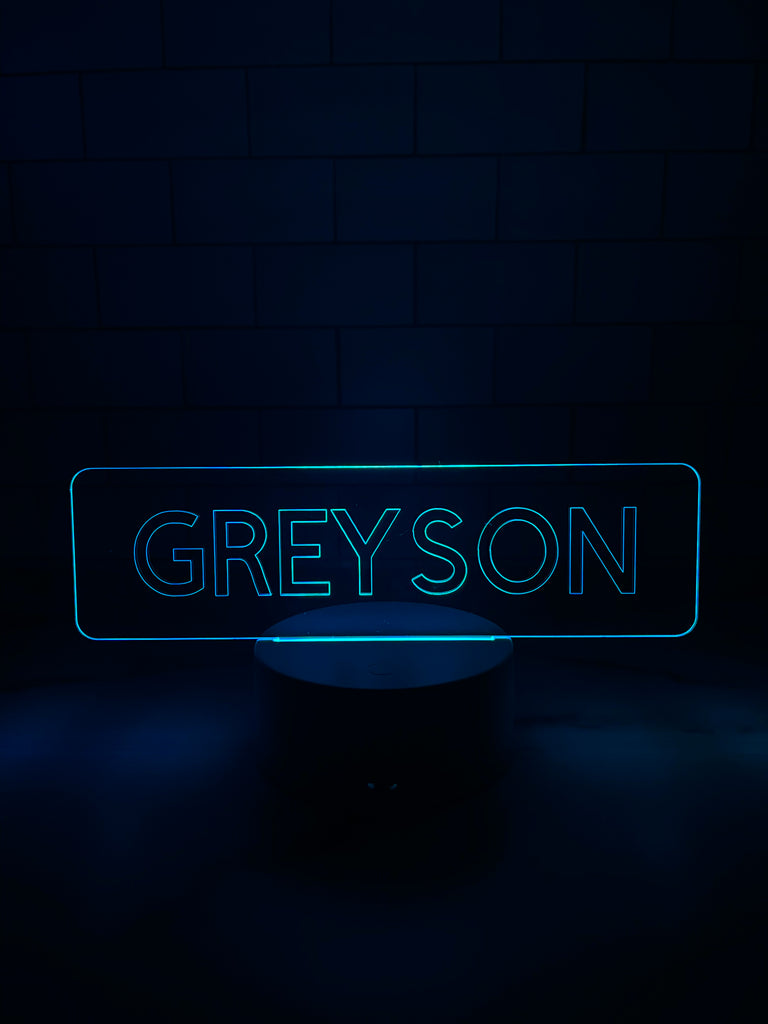 LED Name Plate Night-Light - Greyson & Company
