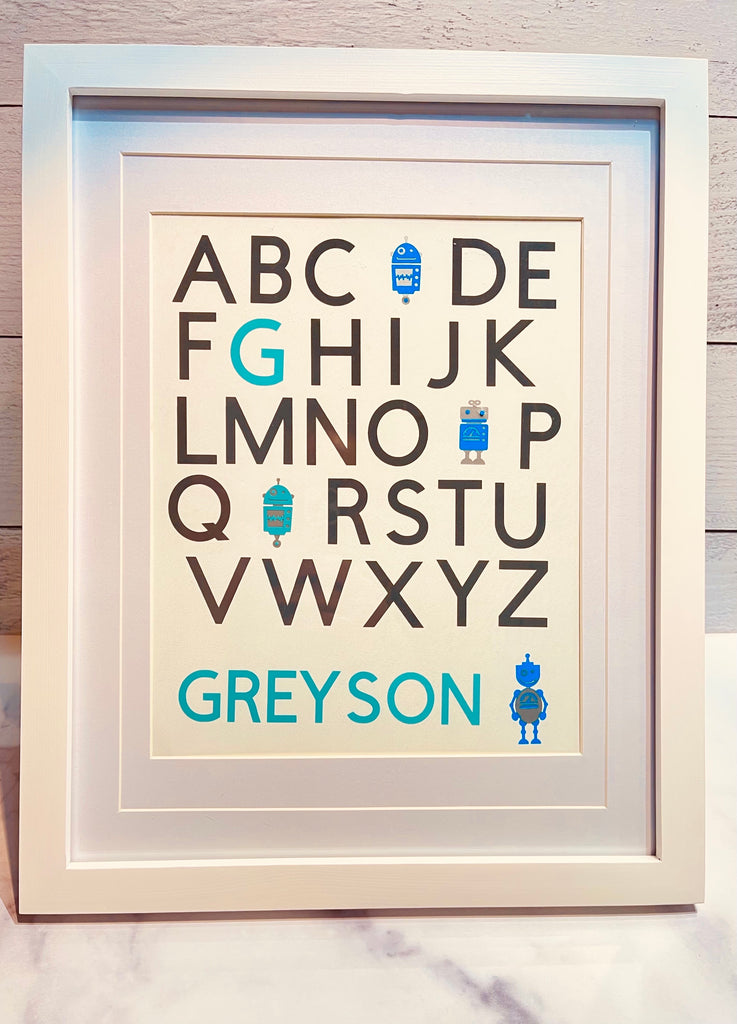 New Personalized Alphabet Wall Art - Greyson & Company
