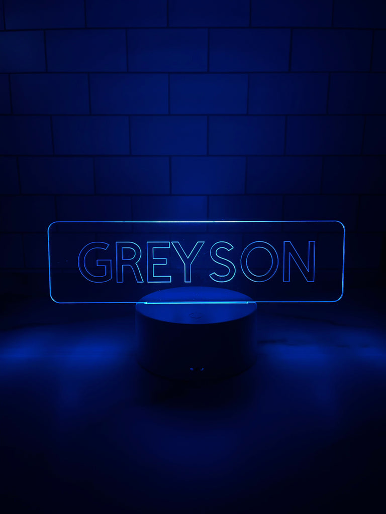 LED Name Plate Night-Light - Greyson & Company