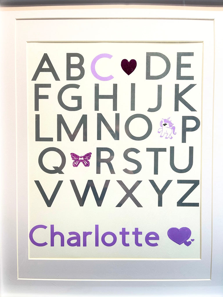 New Personalized Alphabet Wall Art - Greyson & Company